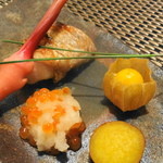 一二三庵 - お月見にみたててるのね♪