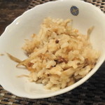 一二三庵 - 鱧山椒ごはん