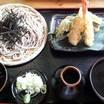 田舎家 - 天ざる_1,000円
