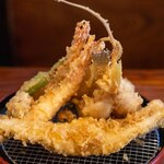 土手の伊勢屋 - 2023.7 天麩羅御飯（3,500円）