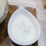 かき氷店 小桃 - 今度はマスカルポーネクリーム！こちらも中々相性良し！