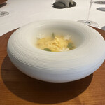 ラ・ヴァガボンド - デセール一品目　パイナップル　涼を感じます