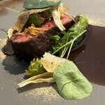 ラ・ヴァガボンド - ししとうや牛蒡のフリットも良い仕事をしていました