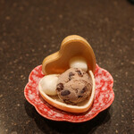 博多小皿鉄板 べっぴんしゃん - 小豆と白玉の最中アイス