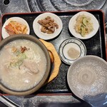 韓国料理　新村 - 参鶏湯ランチ¥1300