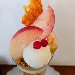 果実店canvas - ■白桃とプロシュートハムのカプレーゼパフェ(R5.7/29～)