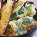 そば処 鬼無里 - セットのミニ天丼