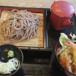 そば処 鬼無里 - もりそばミニ天丼セット