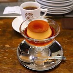 アラビヤコーヒー - エレファントマウンテン･ピーベリー(850円)
            自家製プリン(770円)