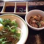 鉄板焼ステーキ 一ッ葉ミヤチク - H25.9  サラダバーから取ってきました。