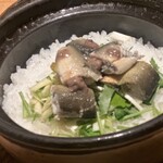 ごはんや一芯 京都 - 鮎の釜ご飯