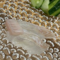 鮓 有無 - 星鰈です。縁側がトッピング
