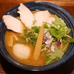 燻製麺 燻 - 特製燻製鶏白湯ラーメン