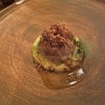 il tram - お肉料理　鶏肉を薄く纏って　中はやんわり　こちらも斬新で素敵