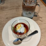 ポータル カフェ アキバ - 塩プリンオレンジテイスト 700円