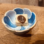 柳家 - 高野豆腐　山椒味噌添え