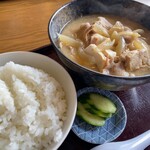 レストラン みゆき野 - 今回オーダーしたとん汁定食（並）