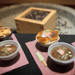 武柳庵 - 粘土で作ったお蕎麦セット