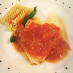 交詢社 食堂 - カジキマグロのバスク風ソテー