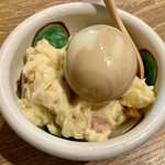 浦安たぬき - 「煮卵ぽてさら」450円也。税込。