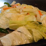 さち - 前菜２番目の野菜鉄板焼き。