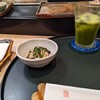 飯田鮨 - 料理写真:お通し、抹茶ハイ