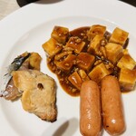 The Express - 鯖塩焼き・麻婆豆腐・ソーセージ