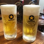 らーめん 勝 - らーめん 勝 燕三条店　「サッポロ生ビール」550円