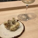 ひとひとくち - 黒保根舞茸の天ぷら