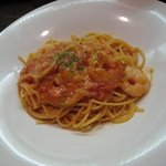 G.Labo Noodle - 人気Ｎｏ１という海老トマトクリームパスタ