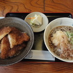 Hotaya Shokudou - ソースカツ丼セット（おろし蕎麦）