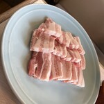 冷麺館 - サムギョプサルのお肉