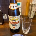 Sobaya Tenjuan - ビール中瓶