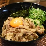 麺's Natural - A5黒毛和牛静岡そだちごはん(卵黄付)