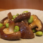 こころや - 椎茸のバター醤油ソテーアップ