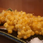 こころや - とうもろこしのかき揚げアップ