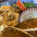 SOUP CURRY & NFT ART SHANTi - 豊浦直送帆立と広島産牡蠣のスープカレー