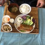 Kitchen soya - 豆腐と生ハムの春巻き揚げ