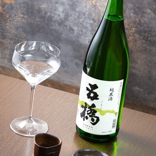 You can enjoy comparing sake with Bizen ware.