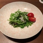 EBISUYA - グリーンサラダ、自家製オニオンドレッシング