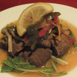 生碼麺食道 - 「ポークレバーの南蛮漬」レバーはホクッと心地よい食感！　南蛮漬けのたれのキャッチーな甘みが心地良い。。。