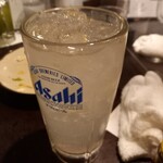 たん焼 忍 - レモンサワー