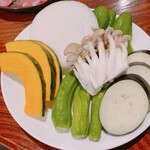 楓庵 - 野菜焼き