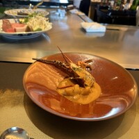 嘉門 - 伊勢海老 嫁とはんぶんこしました。