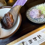 Takatou Soba Masuya - 焼き味噌と辛味大根