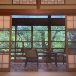 環翠楼 - 客室からも、外の緑が存分に愉しめました