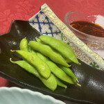 環翠楼 - お料理に新潟名産の枝豆が出てくるのがよい！