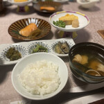 環翠楼 - 朝ごはん。米どころならではで、やはりお米が美味しい。