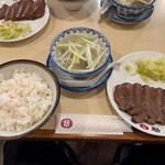 Aji No Gyuu Tan Kisuke - 牛たん炭火焼定食（塩）