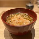 日本橋 蕎ノ字 - ☆桜海老のかき揚げ蕎麦で〆る